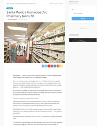 Santa Monica Homeopathic Pharmacy turns 70