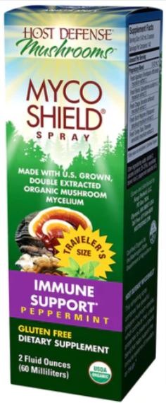 MycoShield2ozPeppermintSprayHostDefenseMushrooms