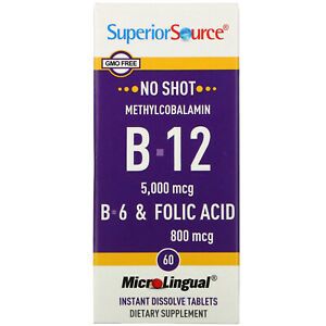 NoShotB-125000mcgB-6FolicAcid800mcg