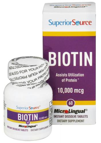 Biotin10000mcgSuperiorSource