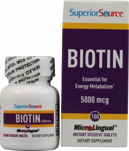 Biotin5000mcgSuperiorSource