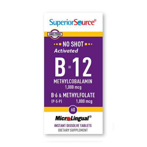 No-shot-Activated-B12-Methylcobalamin-1000-mcg-b6-Methylfolate-1000-mcg